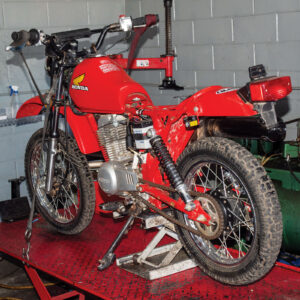 Servicing Motorcycle Drum Brakes Image